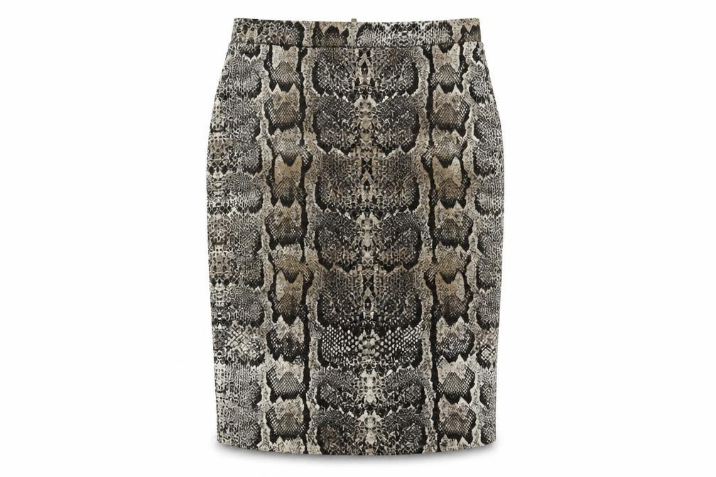 H&M Women's Multicoloured Pencil Skirt, Size 12