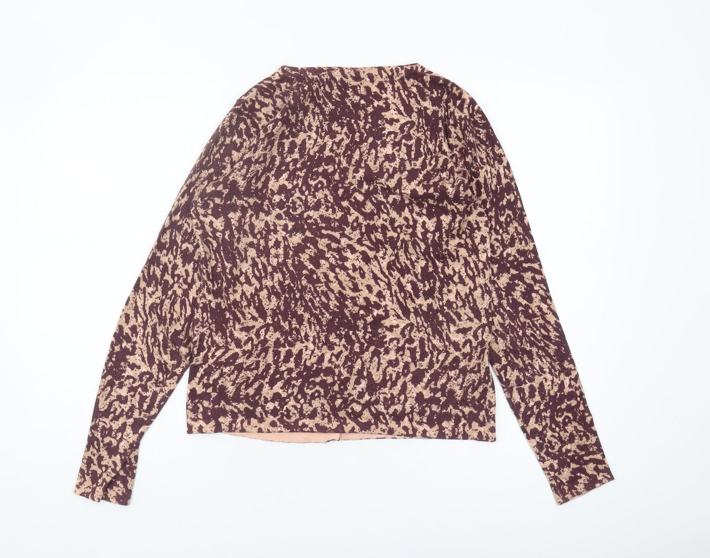 Next Women's Multicoloured Animal Print Cardigan Size 8