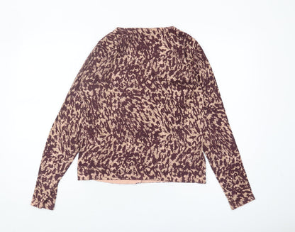 Next Women's Multicoloured Animal Print Cardigan Size 8