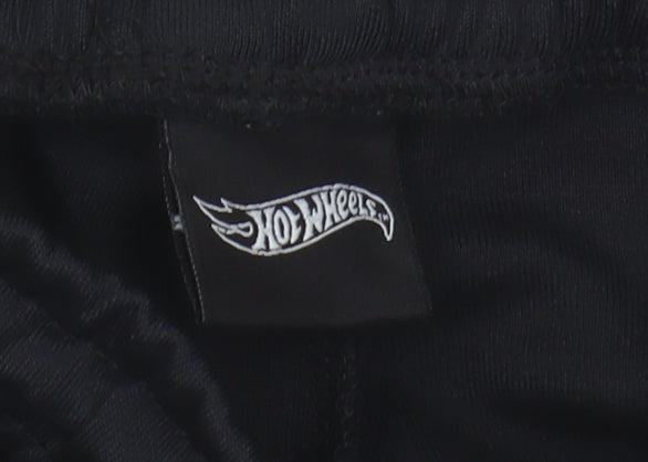 Hot Wheels Boys Cargo Trousers Black 2-3 Years Elastic Waist