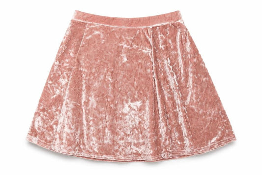 River Island Women's Pink A-Line Velvet Skirt Size 10