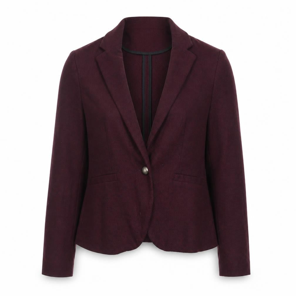 New Look Women's Red Blazer Size 8, Regular Fit, Lined