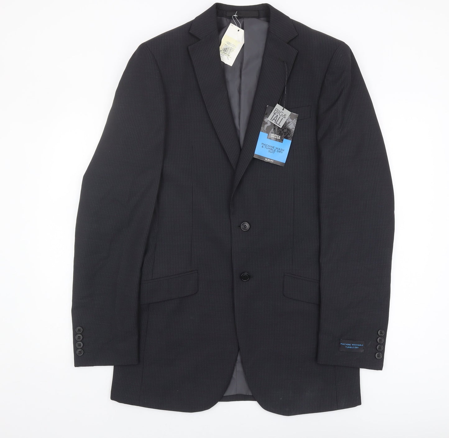 Marks and Spencer Grey Extra Long Men's Blazer 36XL