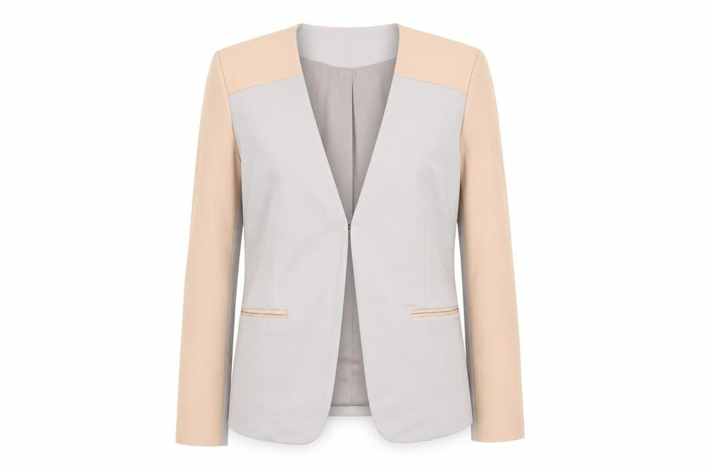 Isabella Oliver Women's Beige Blazer Size 0 NWT