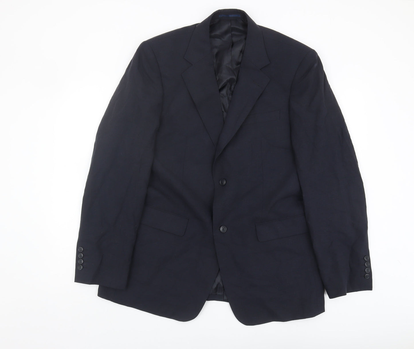 Thomas Nash Men's Blue Blazer, Regular Fit, 40R, Formal
