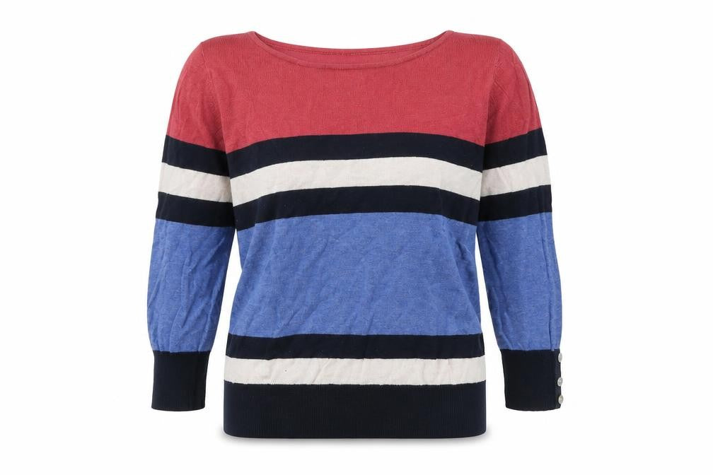 Next Women's Multicoloured Striped Pullover Jumper Size 6