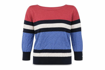 Next Women's Multicoloured Striped Pullover Jumper Size 6