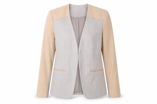 Isabella Oliver Women's Beige Blazer 2XS Slim Fit