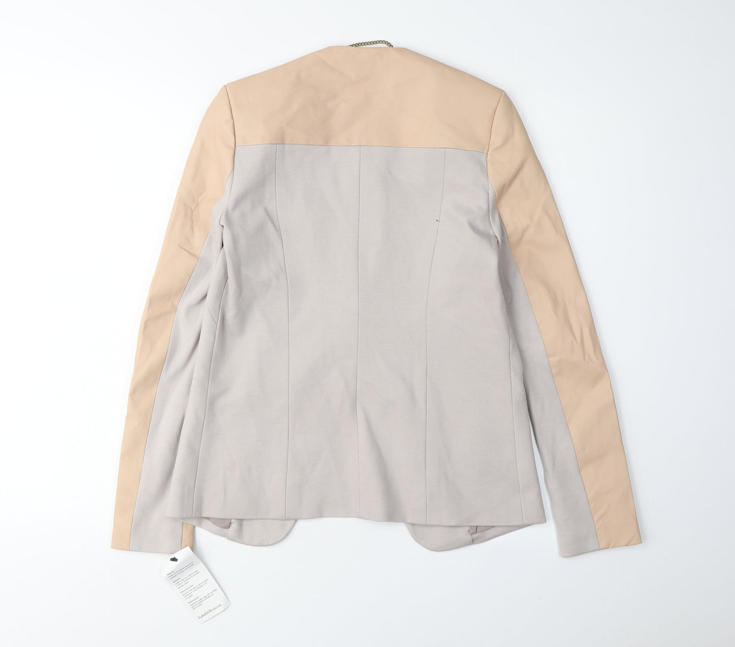 Isabella Oliver Women's Beige Blazer 2XS Slim Fit