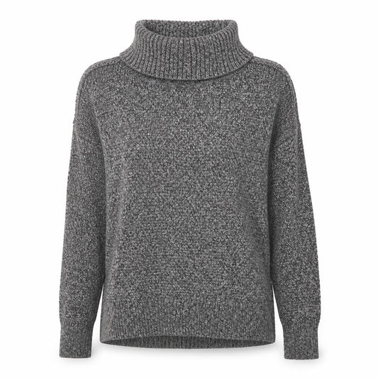 Hollister Women's Grey Roll Neck Jumper XS