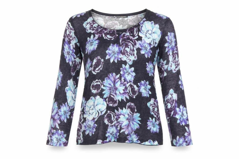Precis Women's Multicoloured Floral Knit Pullover XS