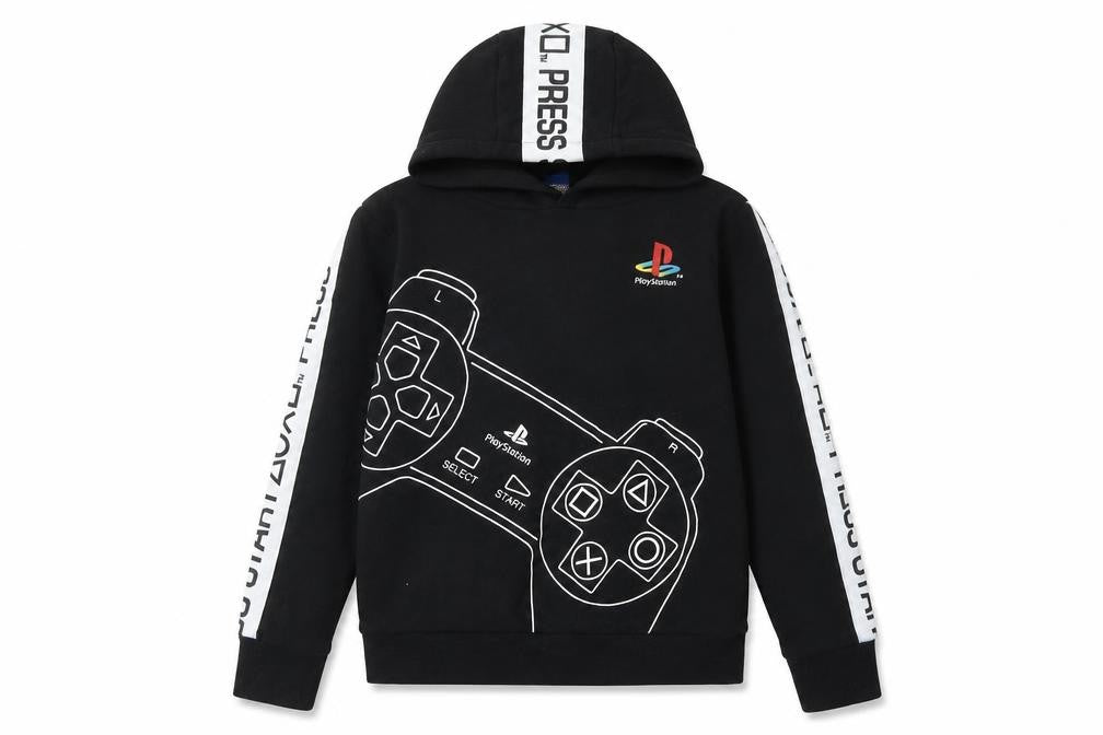 Next Boys Black PlayStation Hoodie 10 Years Pullover Style