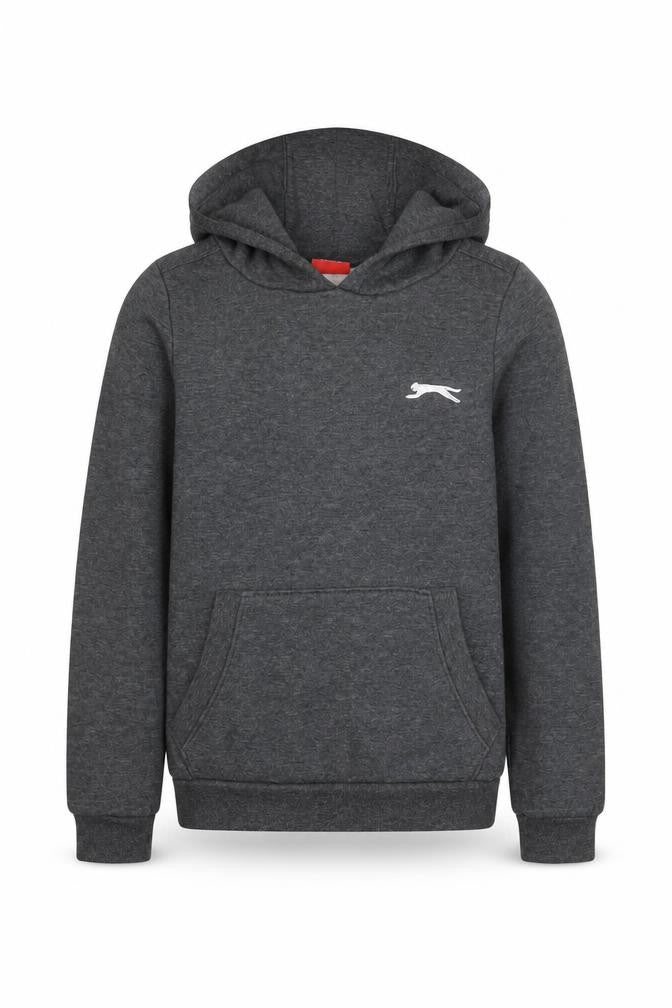 Slazenger Boys Grey Hoodie 7-8 Years Pullover with Pockets