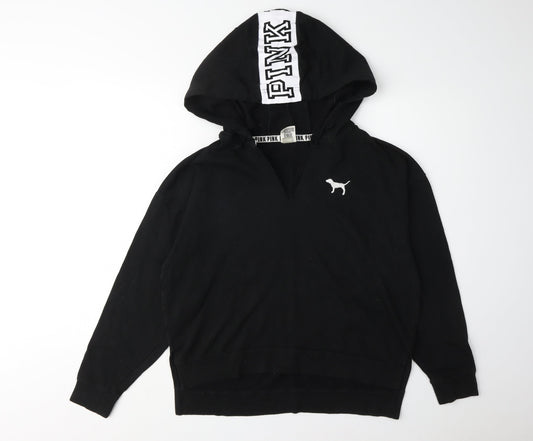 Victoria's Secret Black Pullover Hoodie, Women S