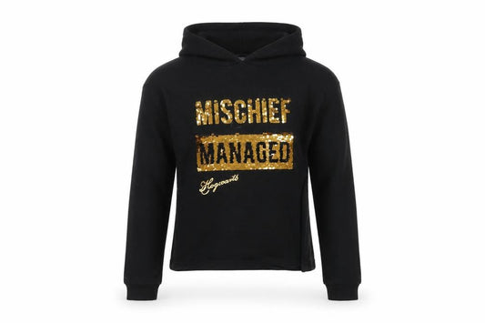 Harry Potter Girls Black Sequin Hoodie 11-12 Years - Magic Pullover
