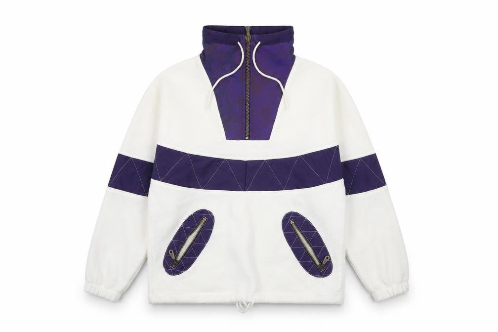Rodeo Women's White 1/4 Zip Pullover Sweatshirt