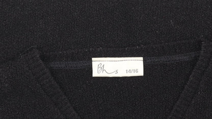 BHS Women's Black Pullover Jumper Size 14