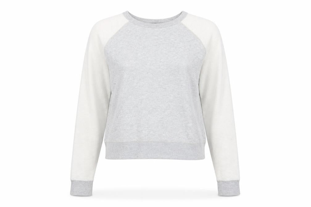 French Connection Women's Grey Small Pullover Sweatshirt