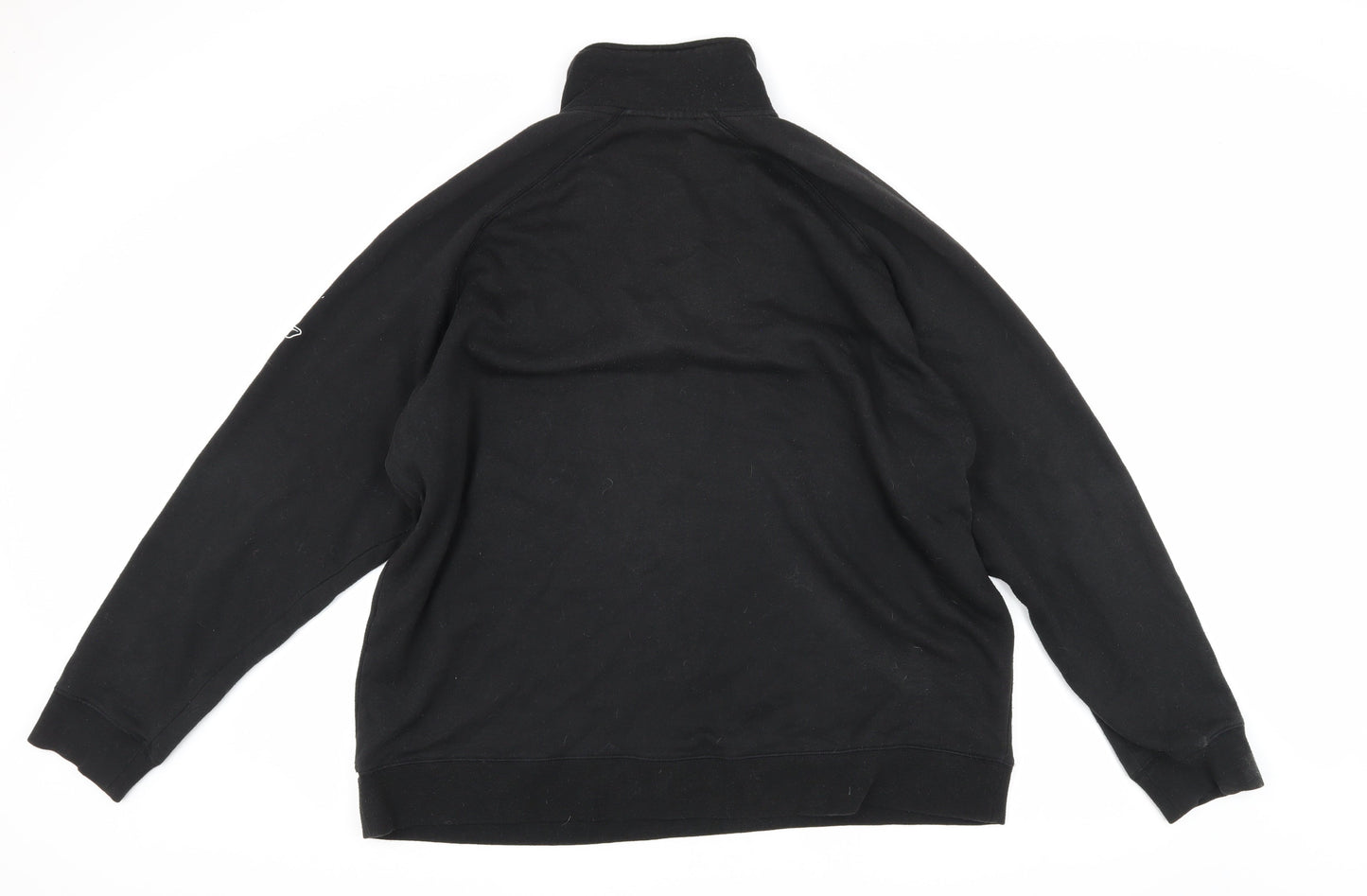 Reebok Men's Black 1/4 Zip Sweatshirt Size L