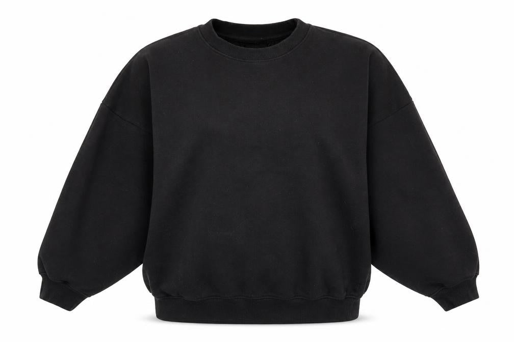 PrettyLittleThing Women's Black Pullover Sweatshirt Size 4