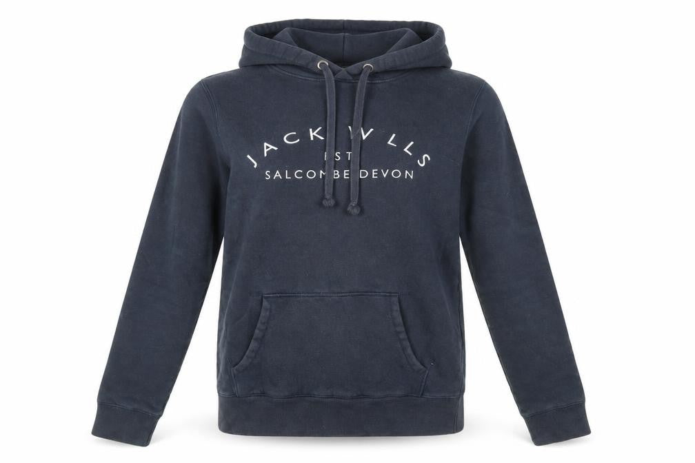 Jack Wills Women's Blue Pullover Hoodie Size 10