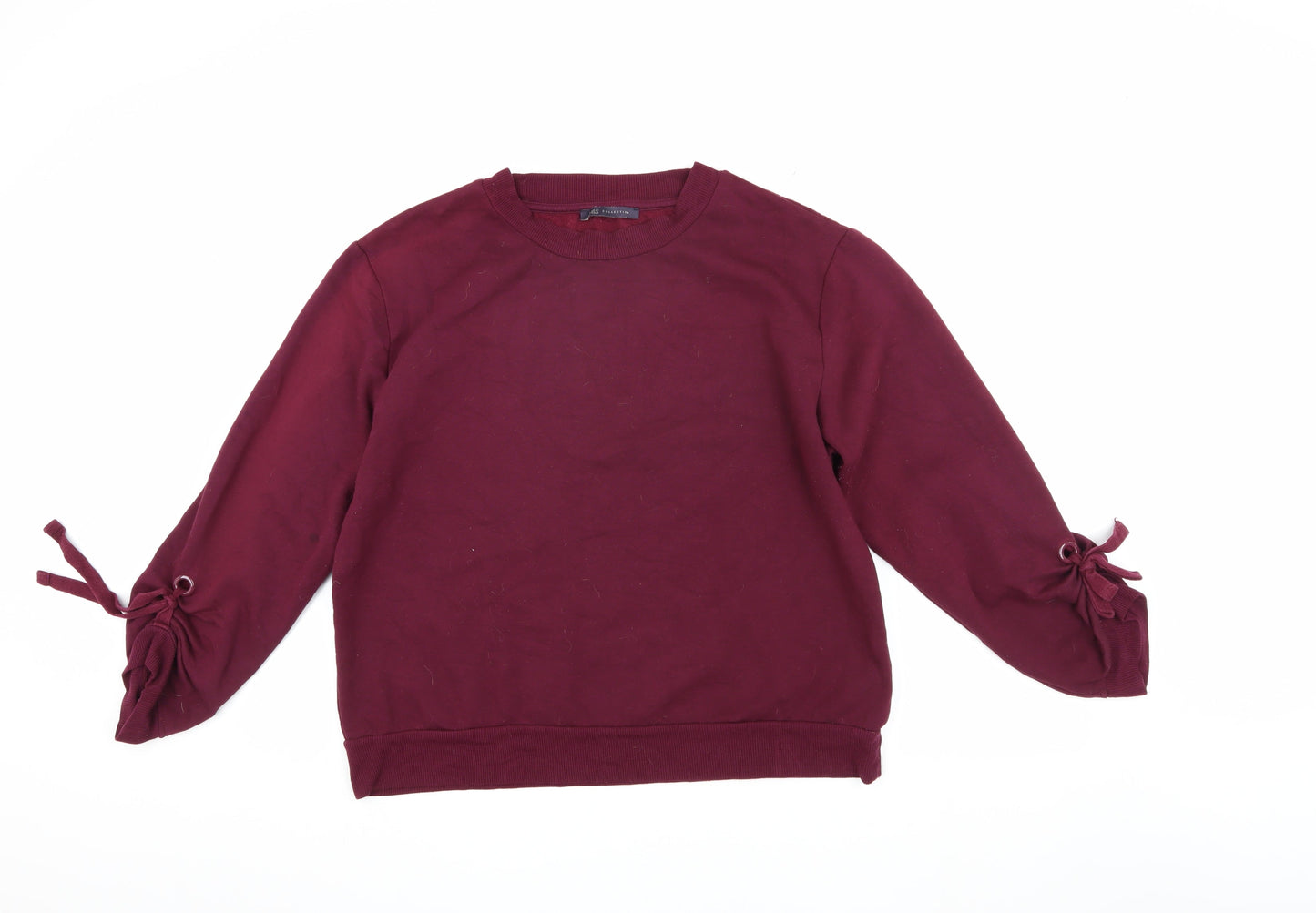 Marks and Spencer Women's Red Pullover Sweatshirt Size 14