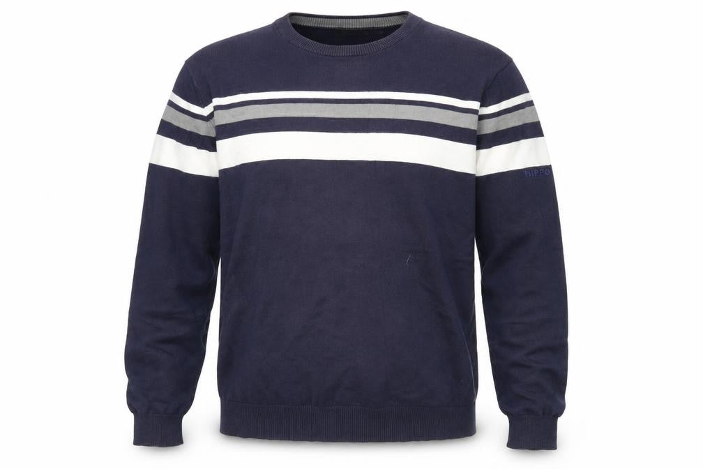 HiPPO Men's Blue Pullover Jumper M