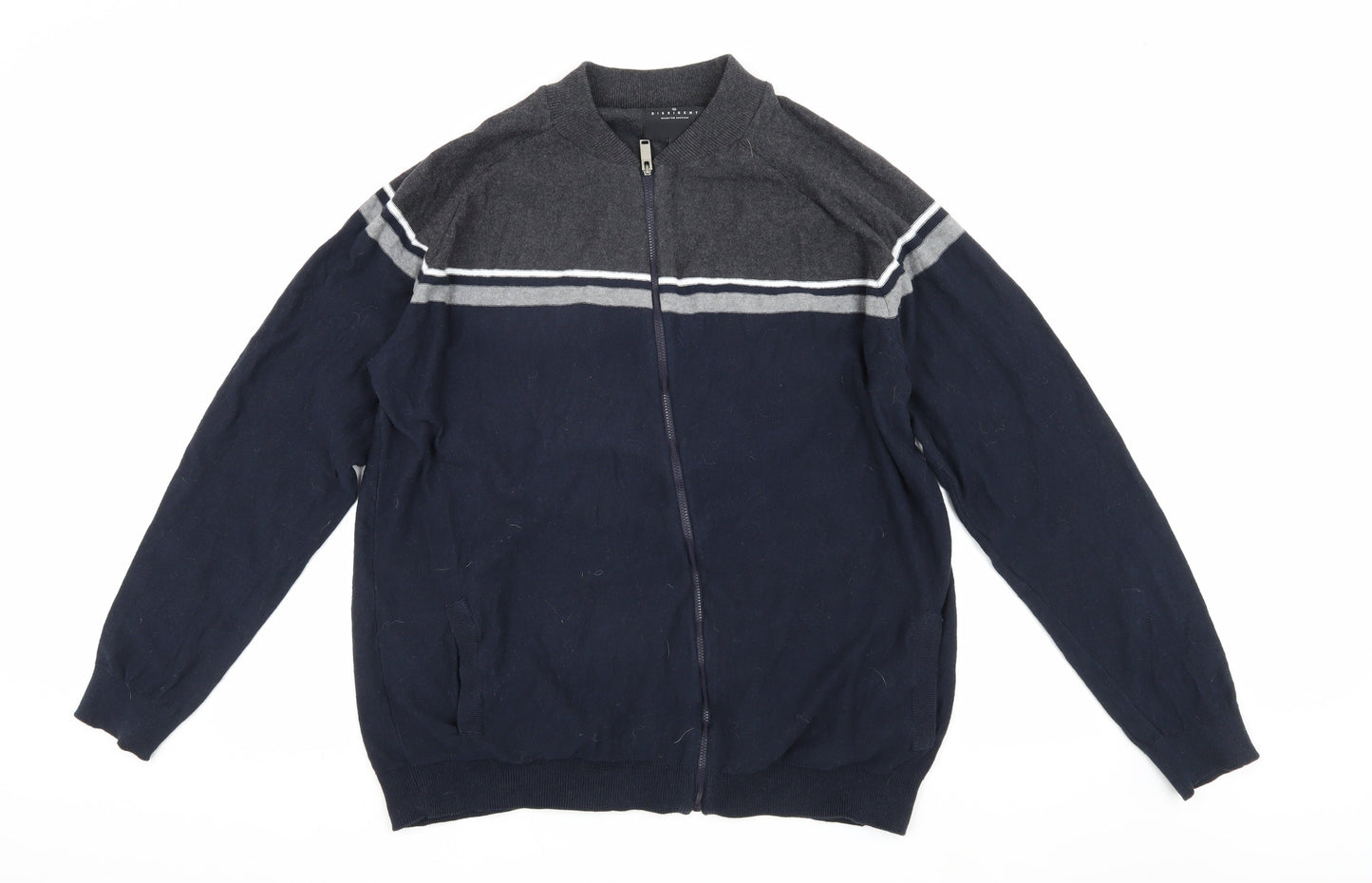 Dissident Men's 2XL Blue Bomber Jacket Casual Wear