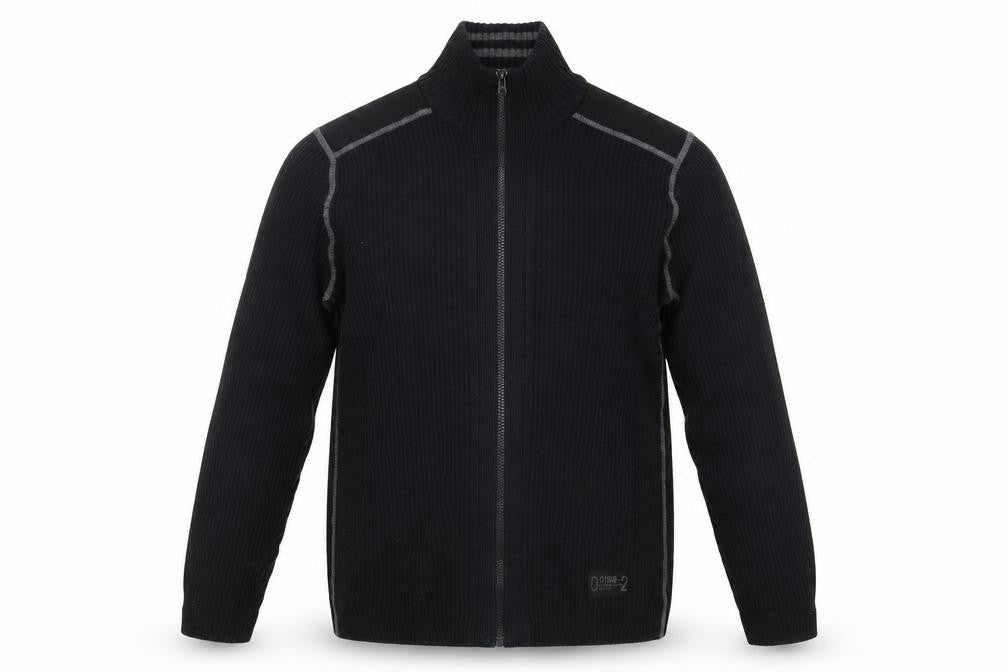 Next Men's Black Knit Jacket, Medium, Casual Wear