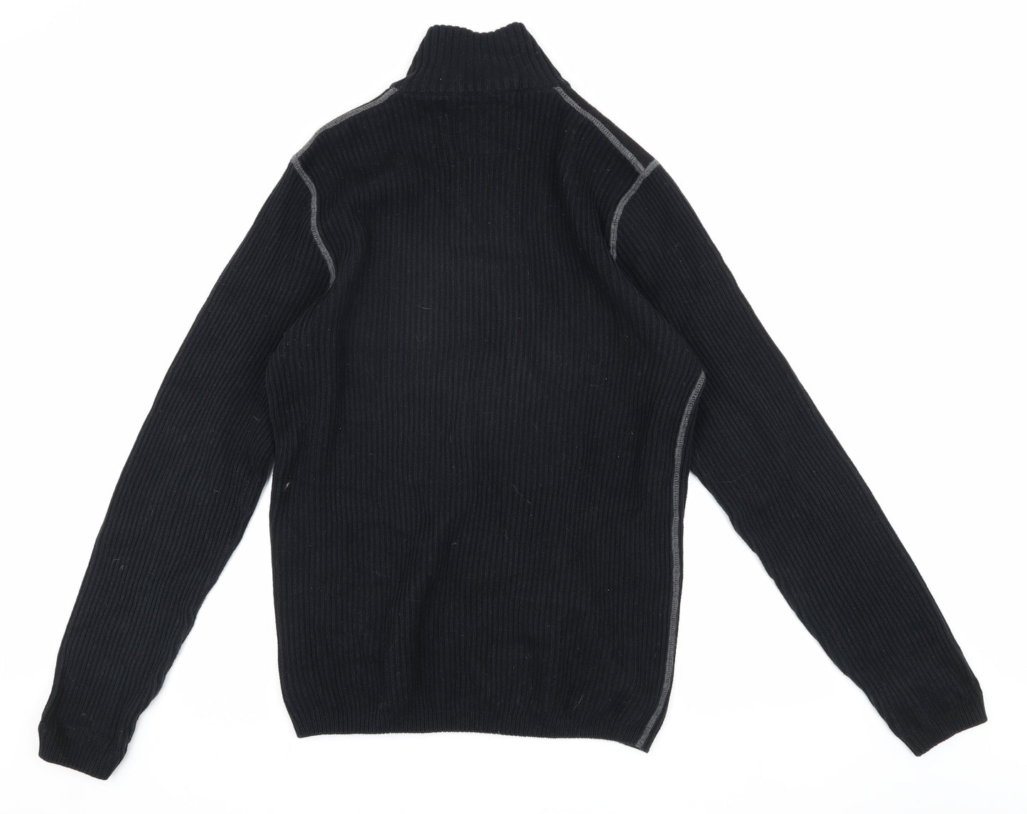 Next Men's Black Knit Jacket, Medium, Casual Wear