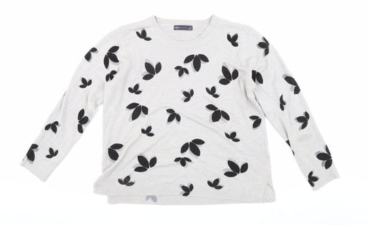 Marks and Spencer Women's Grey Pullover Jumper