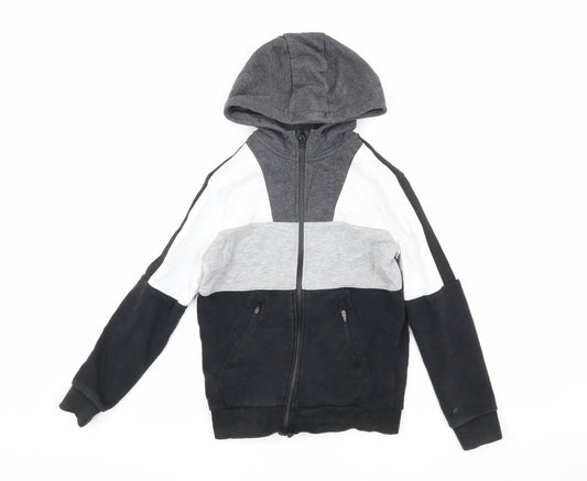 Marks & Spencer Boys' Colourblock Hooded Jacket 9-10 Years