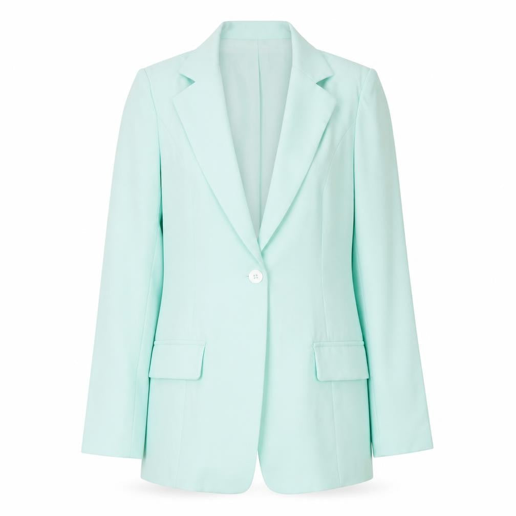 PrettyLittleThing Women's Green Suit Jacket UK 8