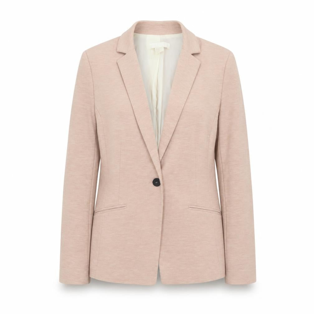 H&M Women's Beige Blazer, Size 10, Regular Fit