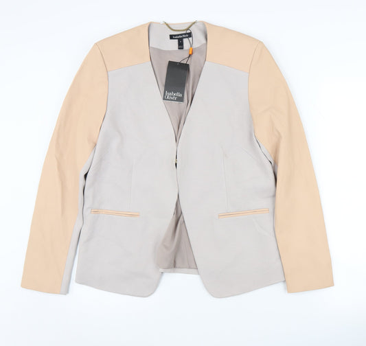 Isabella Oliver Women's Beige Blazer Size 6