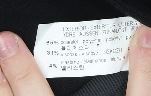 Zara Women's Black Blazer, Size 10, One-Button