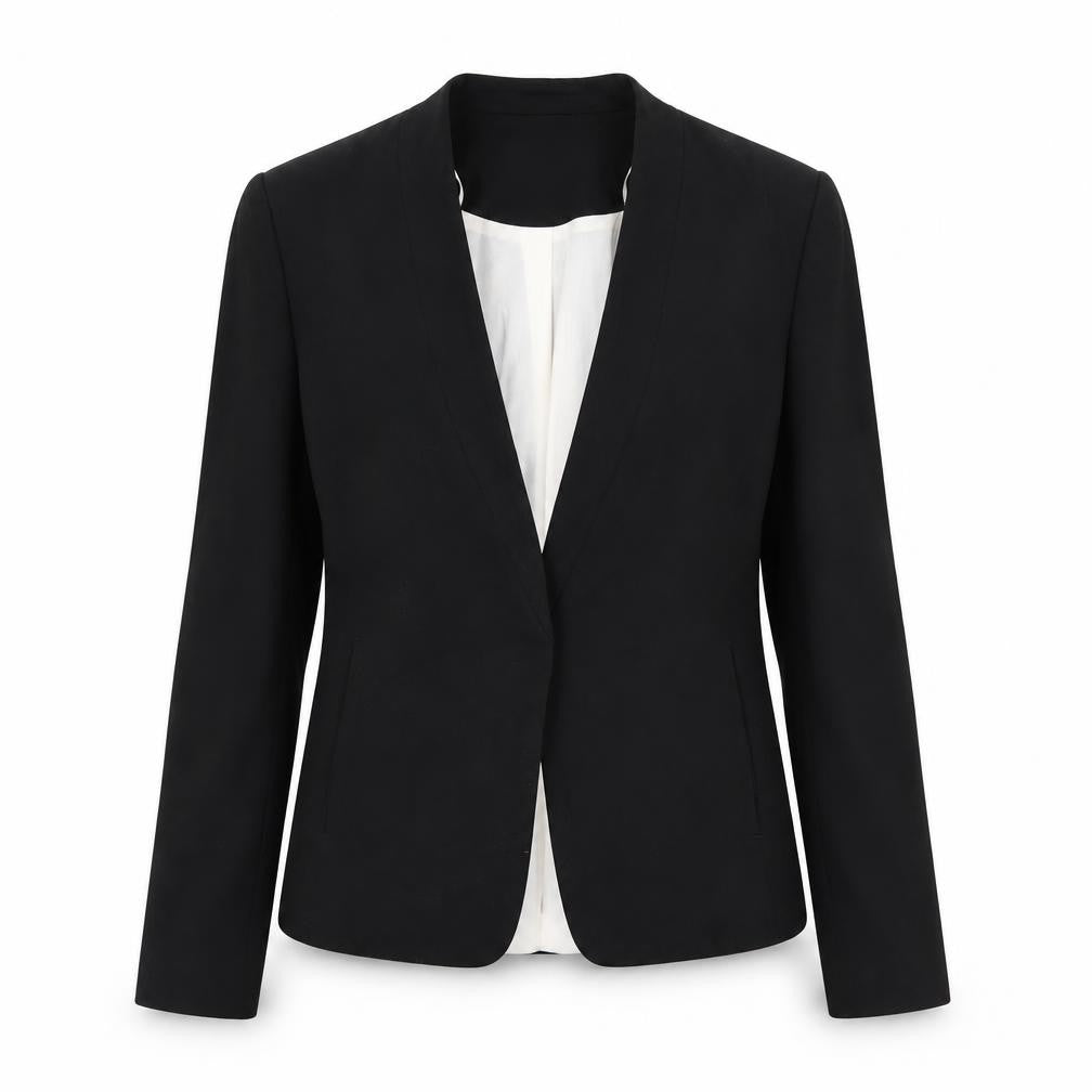 New Look Women's Black Blazer, Size 8, Lined, Regular Fit