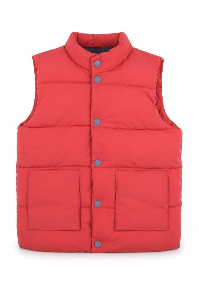 Marks & Spencer Girls Red Puffer Jacket 6-7 Years