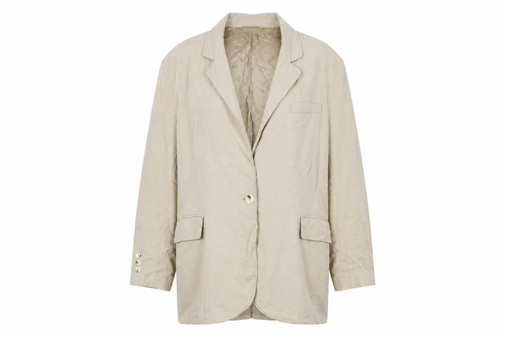 Zara Women's Beige Blazer, UK 12, Relaxed