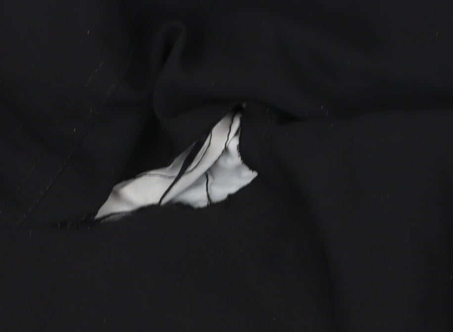 Warehouse Women's Black Parka Coat Size 8