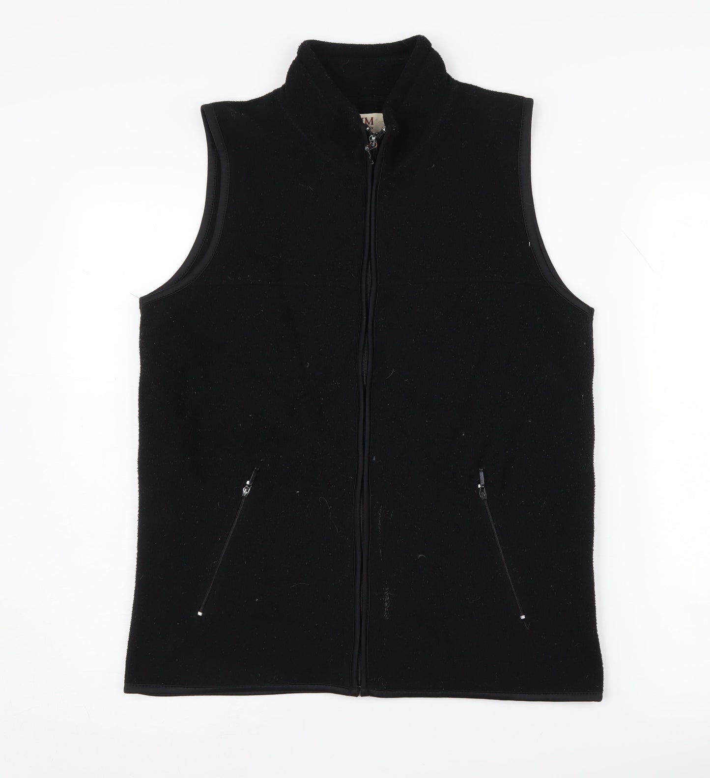 EWM Women's Black Fleece Waistcoat Size S Casual
