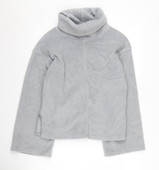 Marks and Spencer Women's Grey Cowl Neck Sweatshirt S