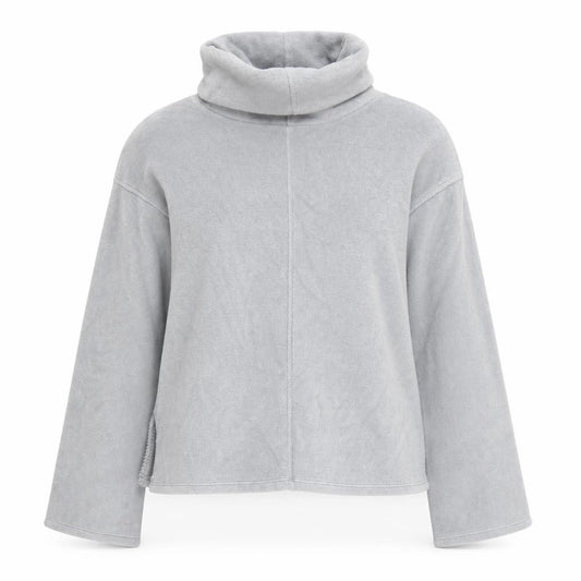 Marks and Spencer Women's Grey Cowl Neck Sweatshirt S