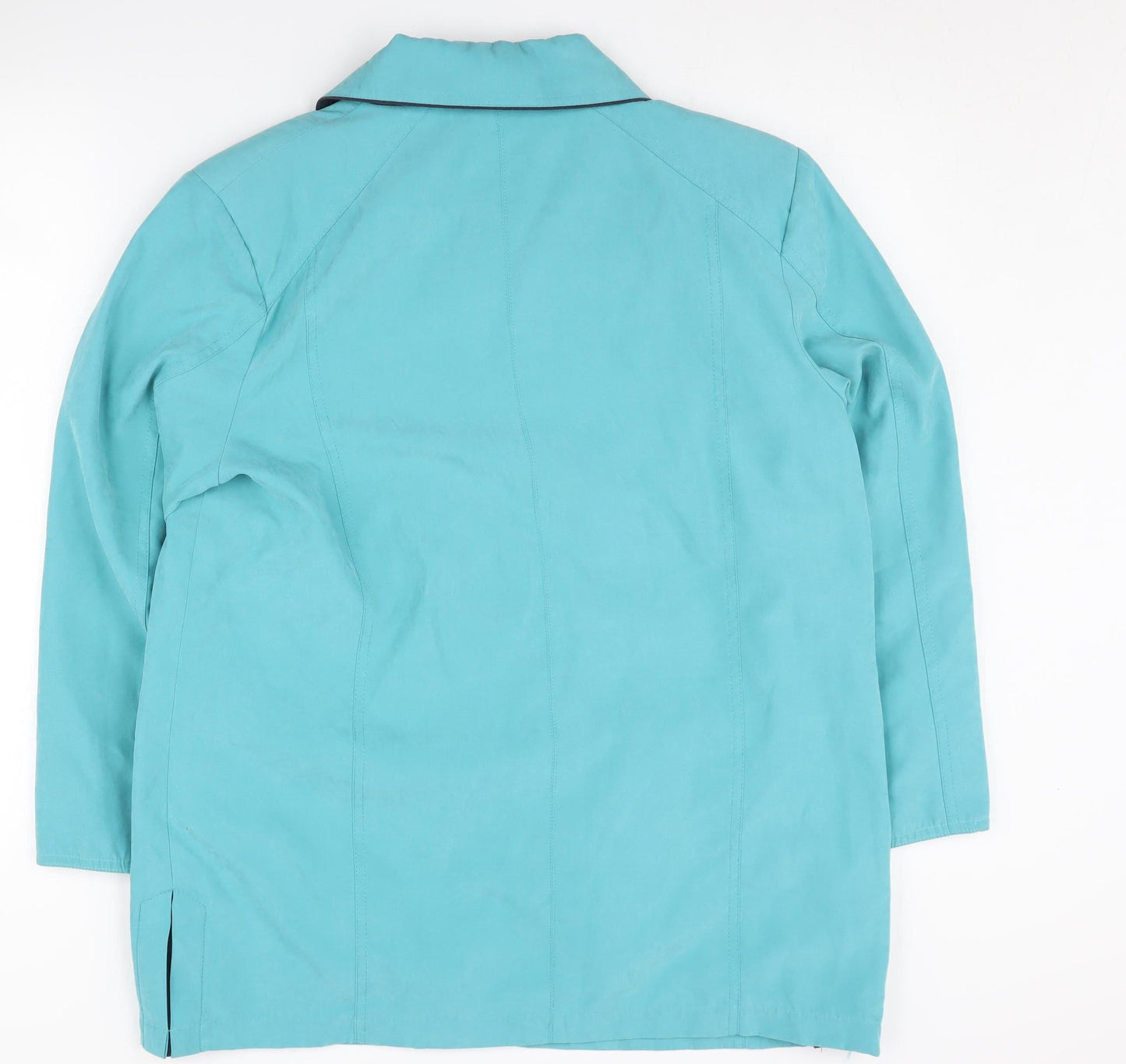 Finesse Women's Blue Mid-Length Coat Size 12