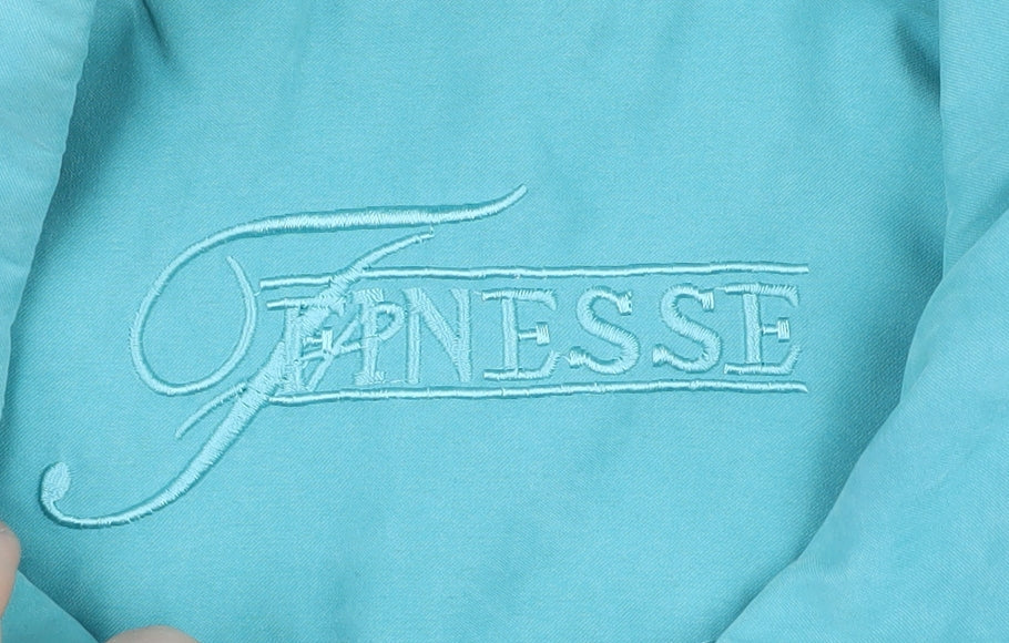 Finesse Women's Blue Mid-Length Coat Size 12