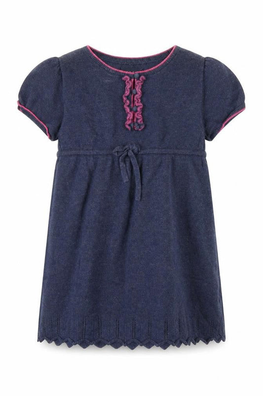 GANT Girls Blue Cotton Shift Dress, 9-10 Years