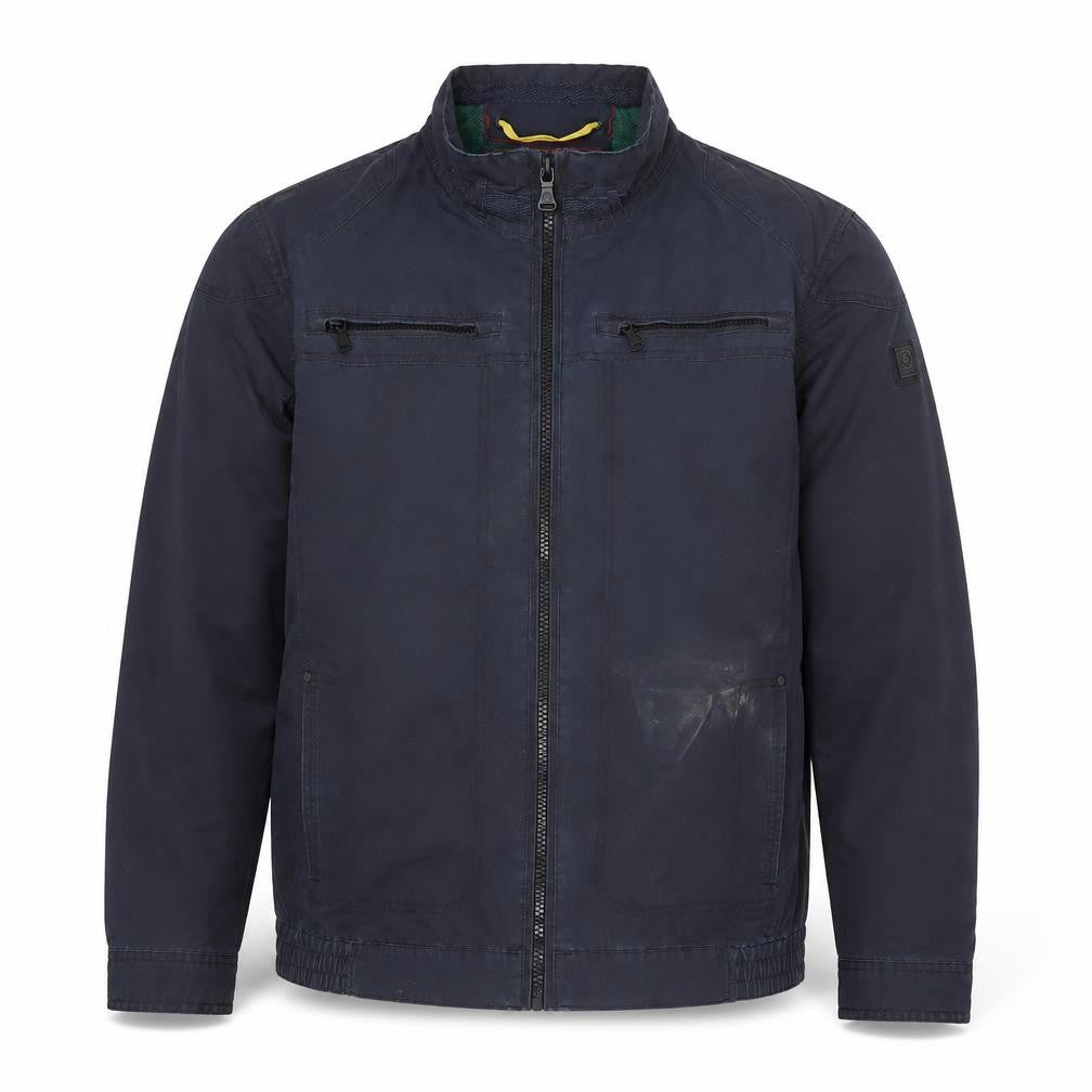 Redpoint Men's Blue Basic Jacket Size 48 with Zipped Pockets