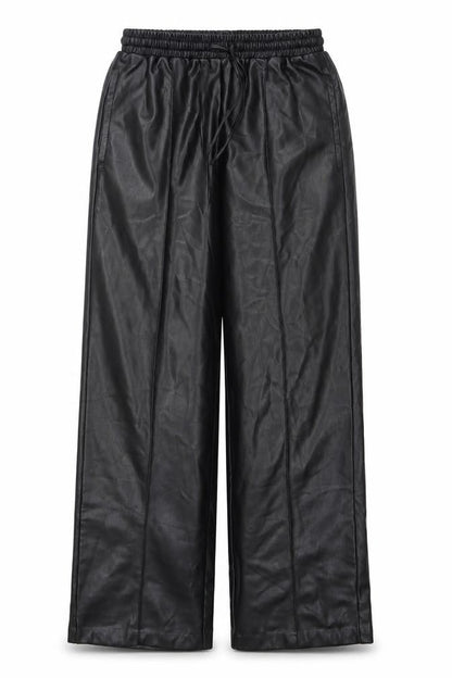 River Island Women's Black Straight-Leg Trousers Size 10