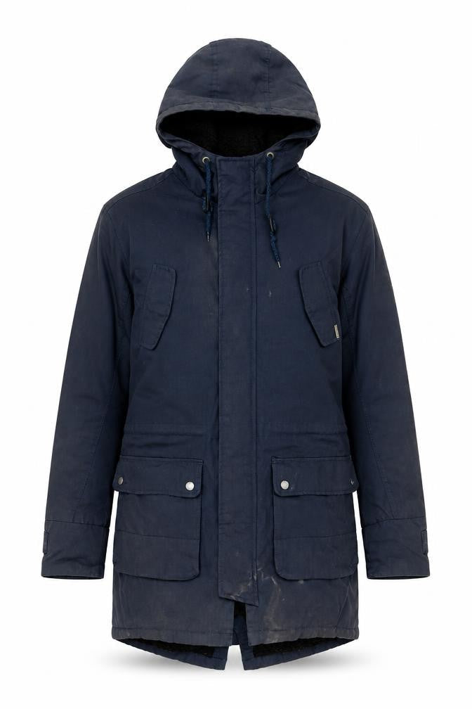 Tokyo Laundry Men's Blue Parka Jacket Size M