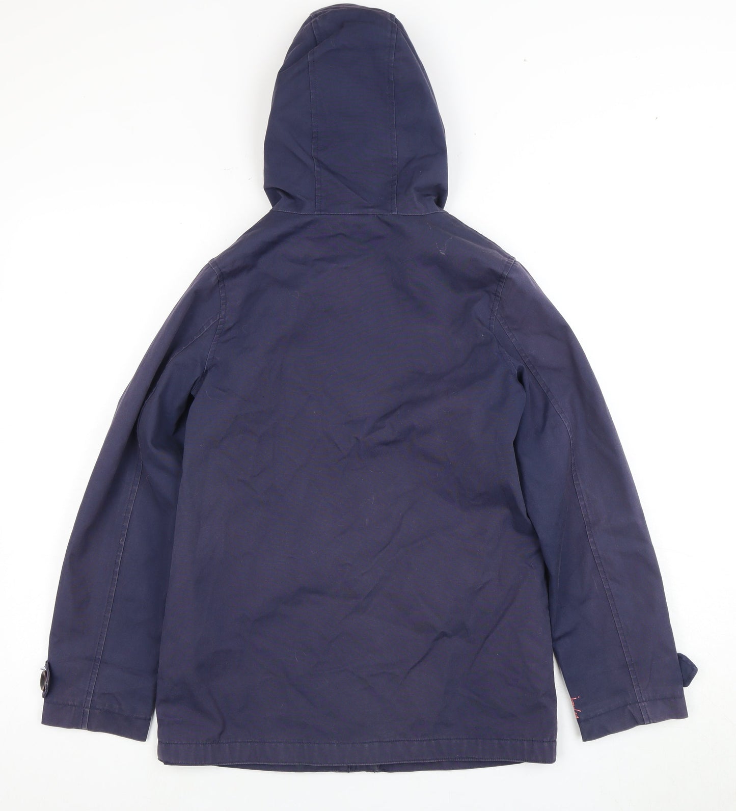 Joules Girls Blue Hooded Mid-Length Jacket 11-12 Years
